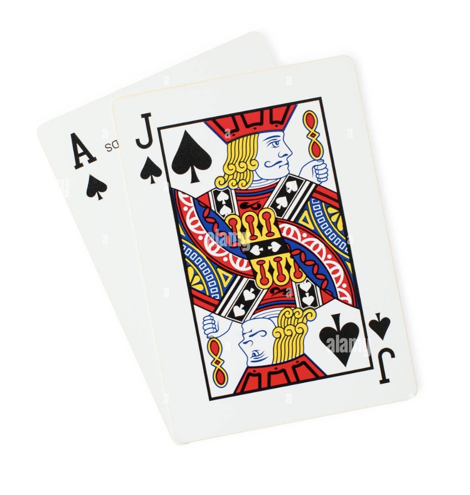 Black jack cards